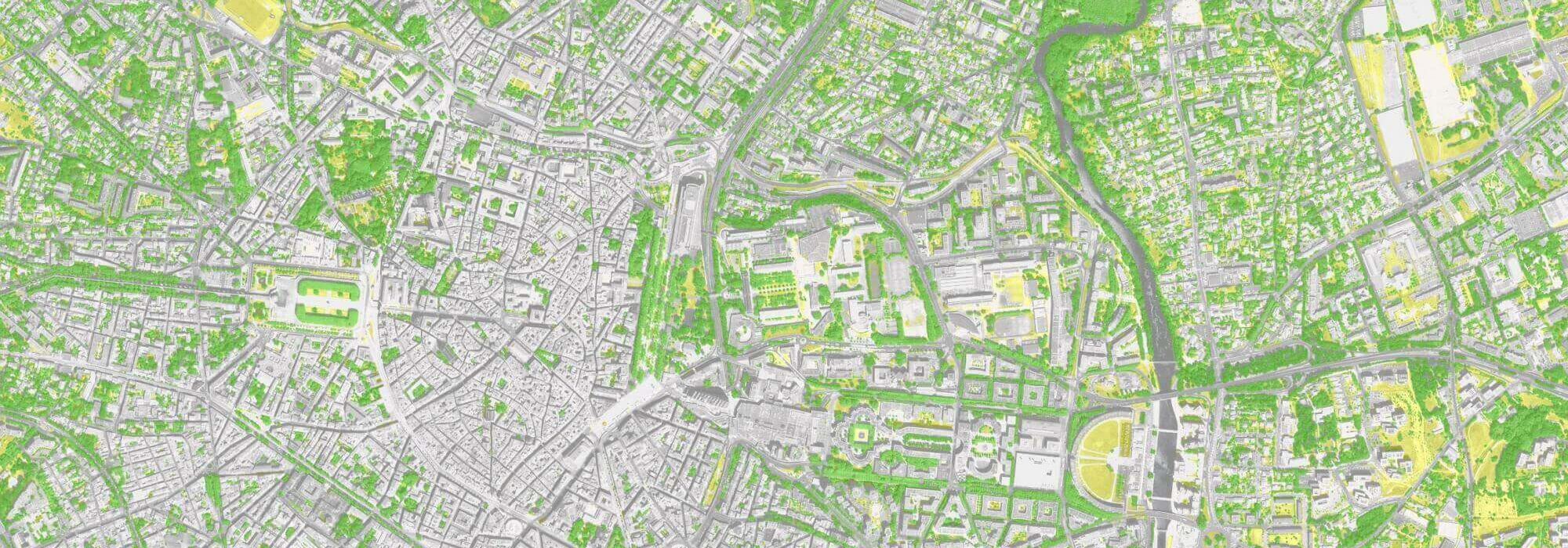 carte des arbres en ville